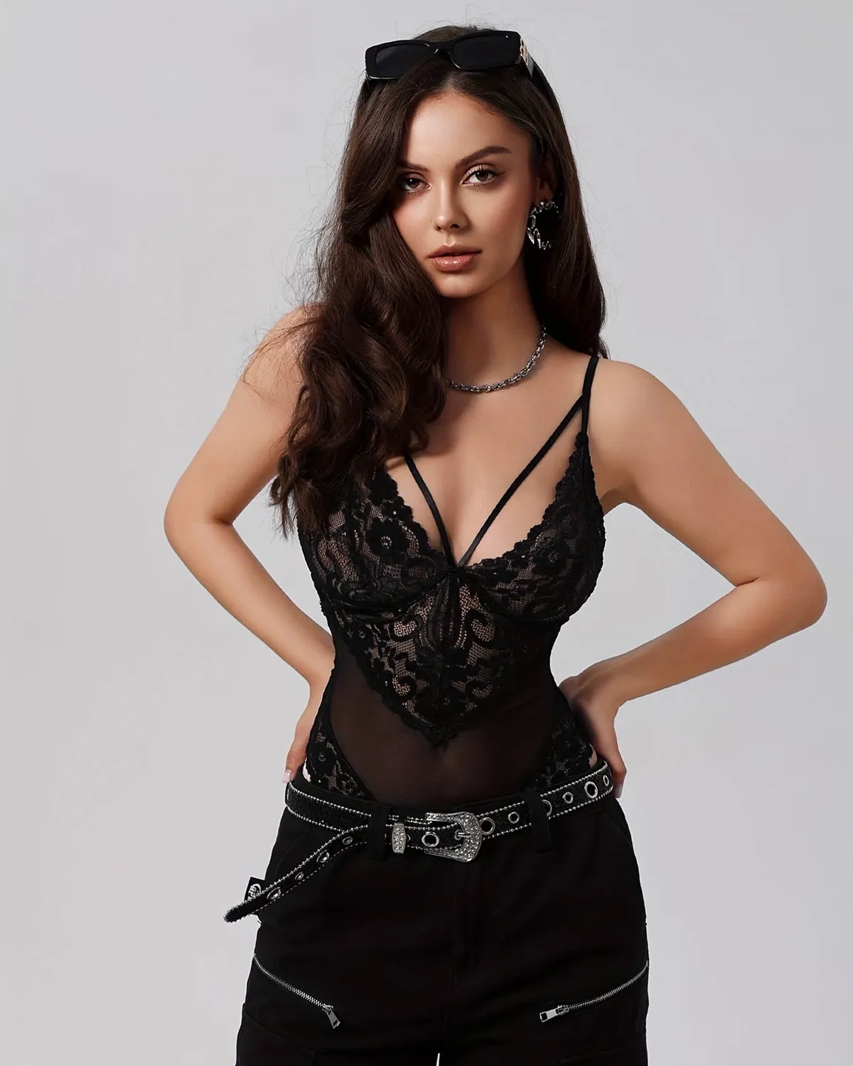 Lingerie body Niana - crni