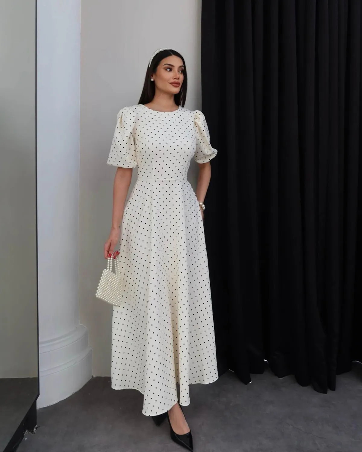 Midi haljina Talora - cream