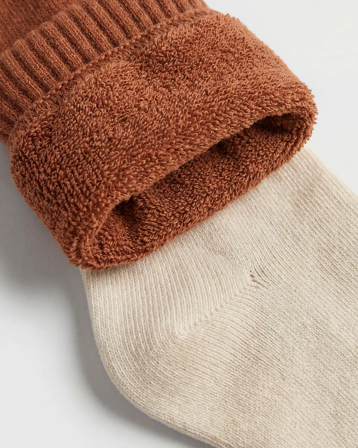 Premium deblje lambswool čarape "Earth Ruffle"