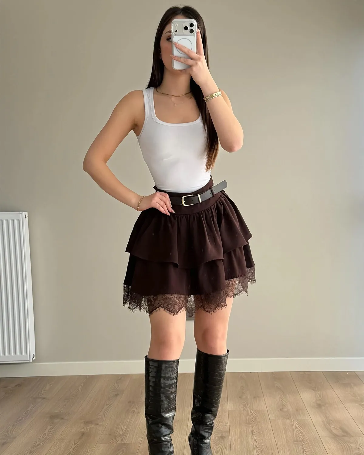 Mini suknja sa kaišem Kadie