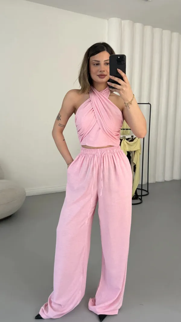 Dvodjelni set Tilsa - roza