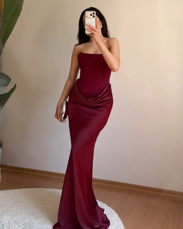 Maxi haljina Buenos - bordo