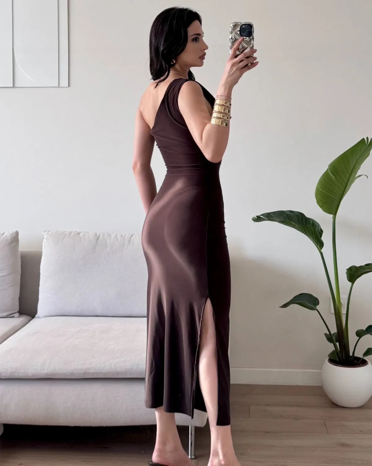 Midi haljina Selene