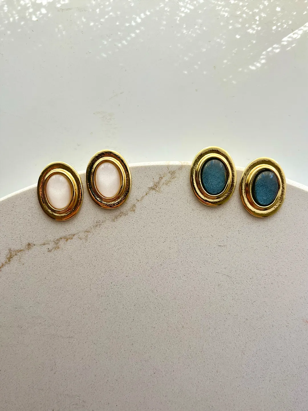 Naušnice Oval Chic