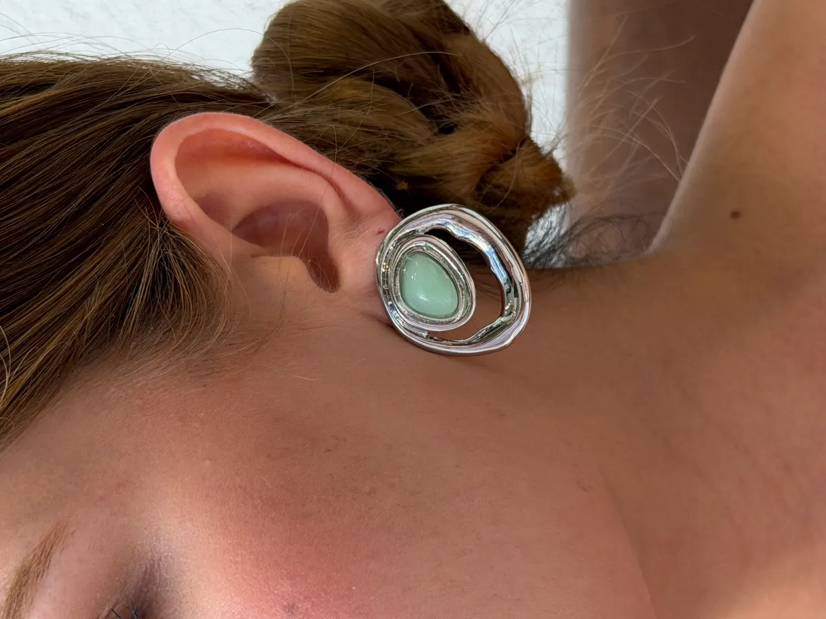 Naušnice Mint Orbit