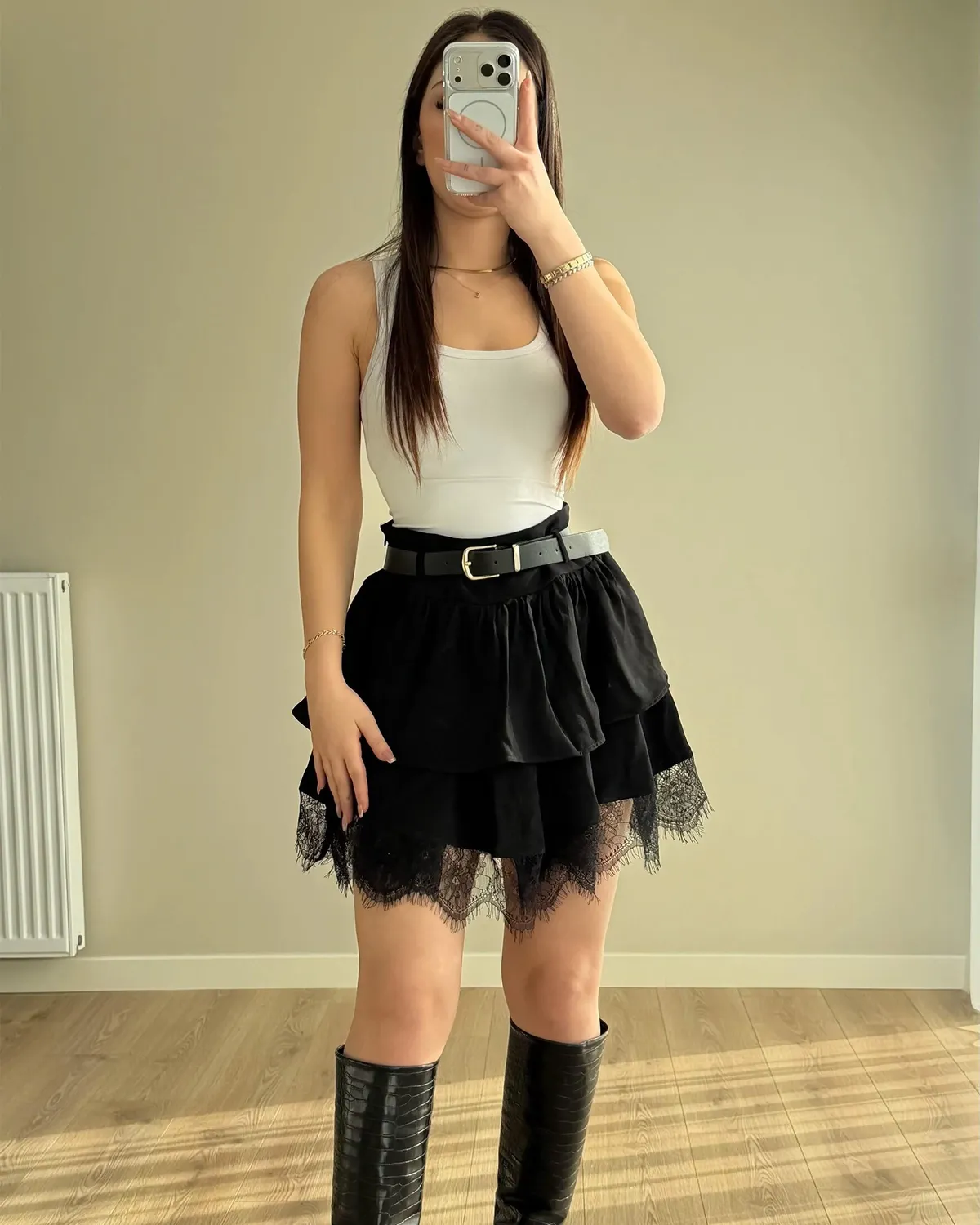 Mini suknja sa kaišem Kadie