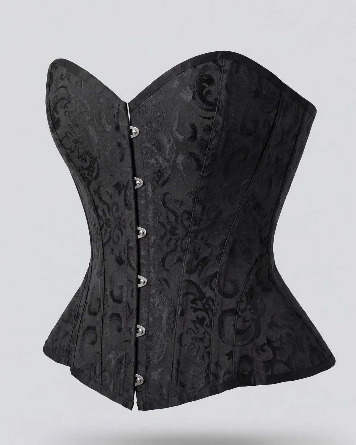 Korzet Vintage Bloom - crni