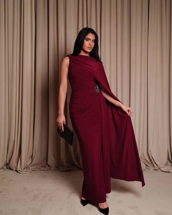 Maxi haljina Ayris  - bordo
