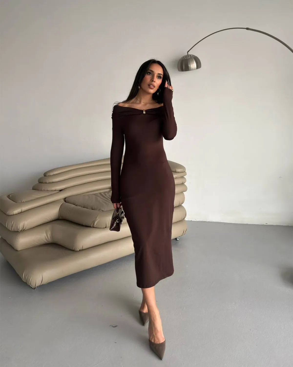 Midi haljina Fabiola