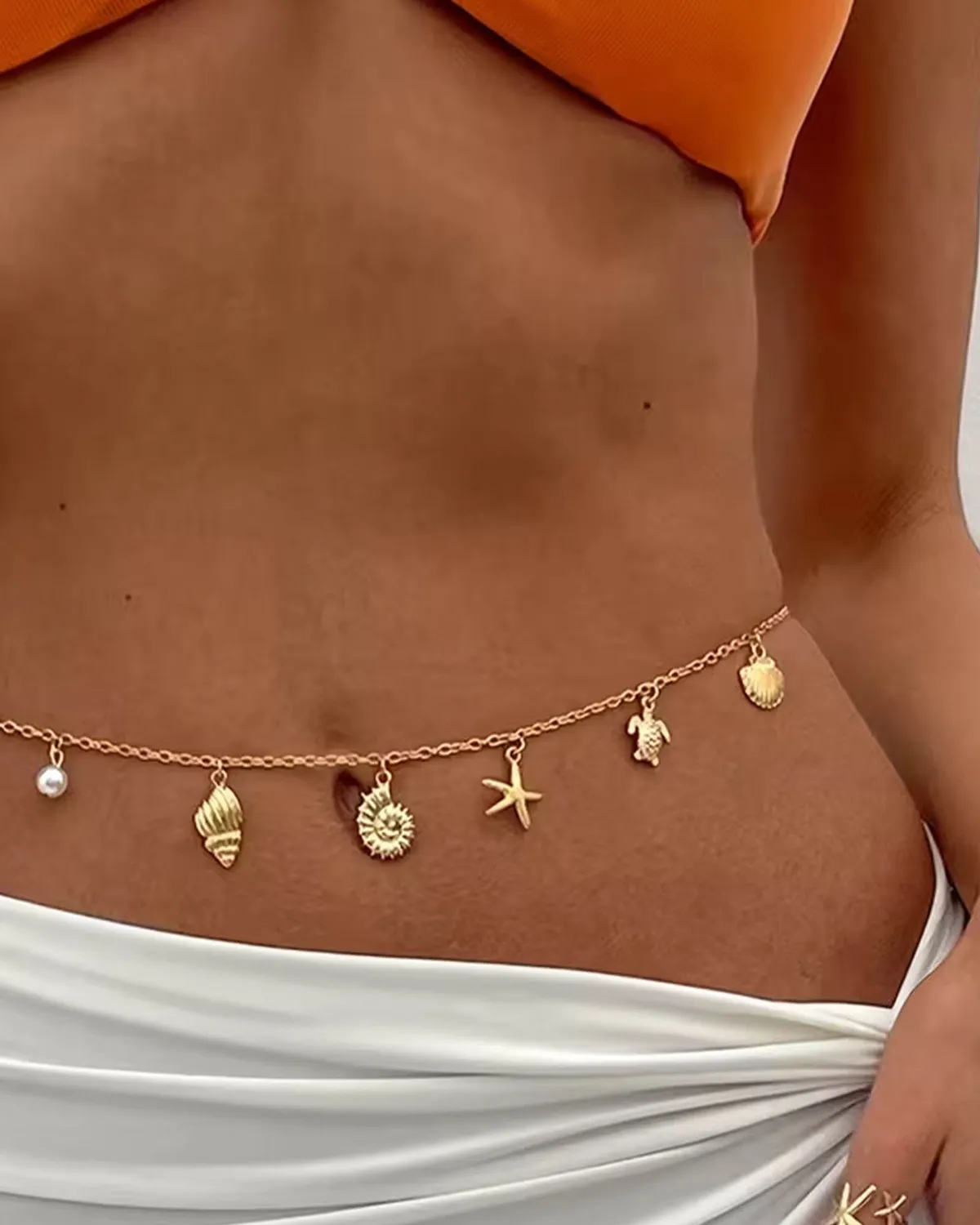 Ukras/lanac za struk sa morskim detaljima Mermaid Dream