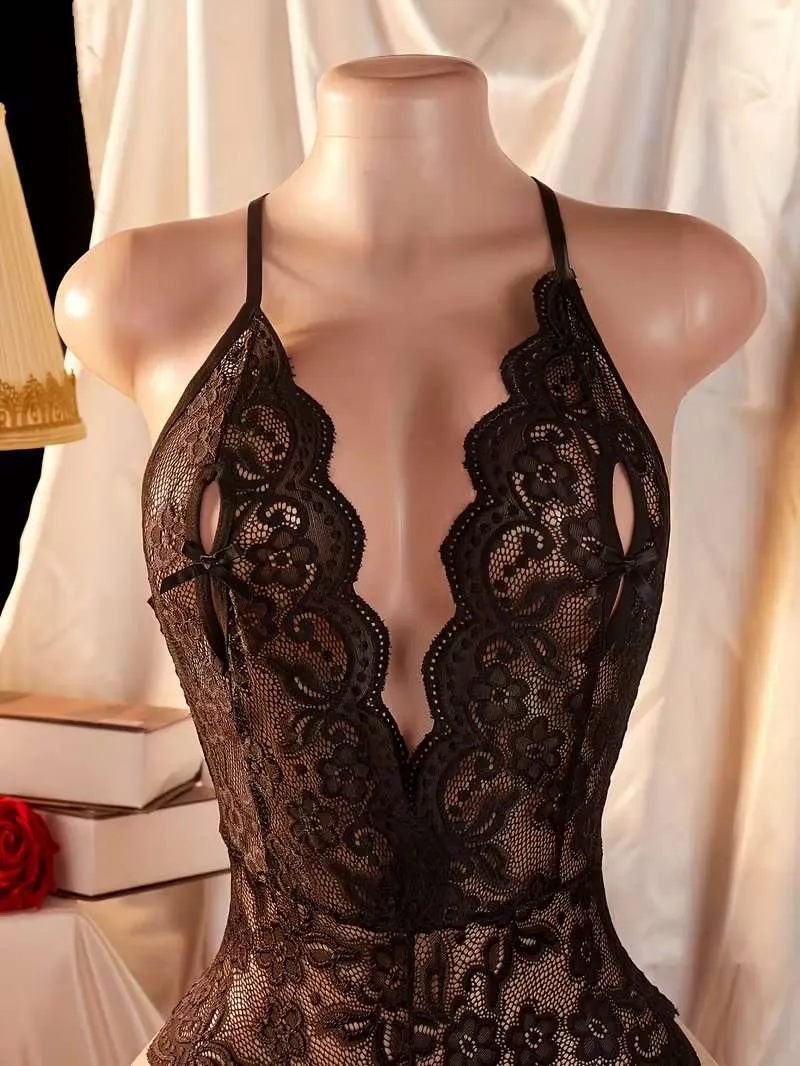 Lingerie body Nela - crni