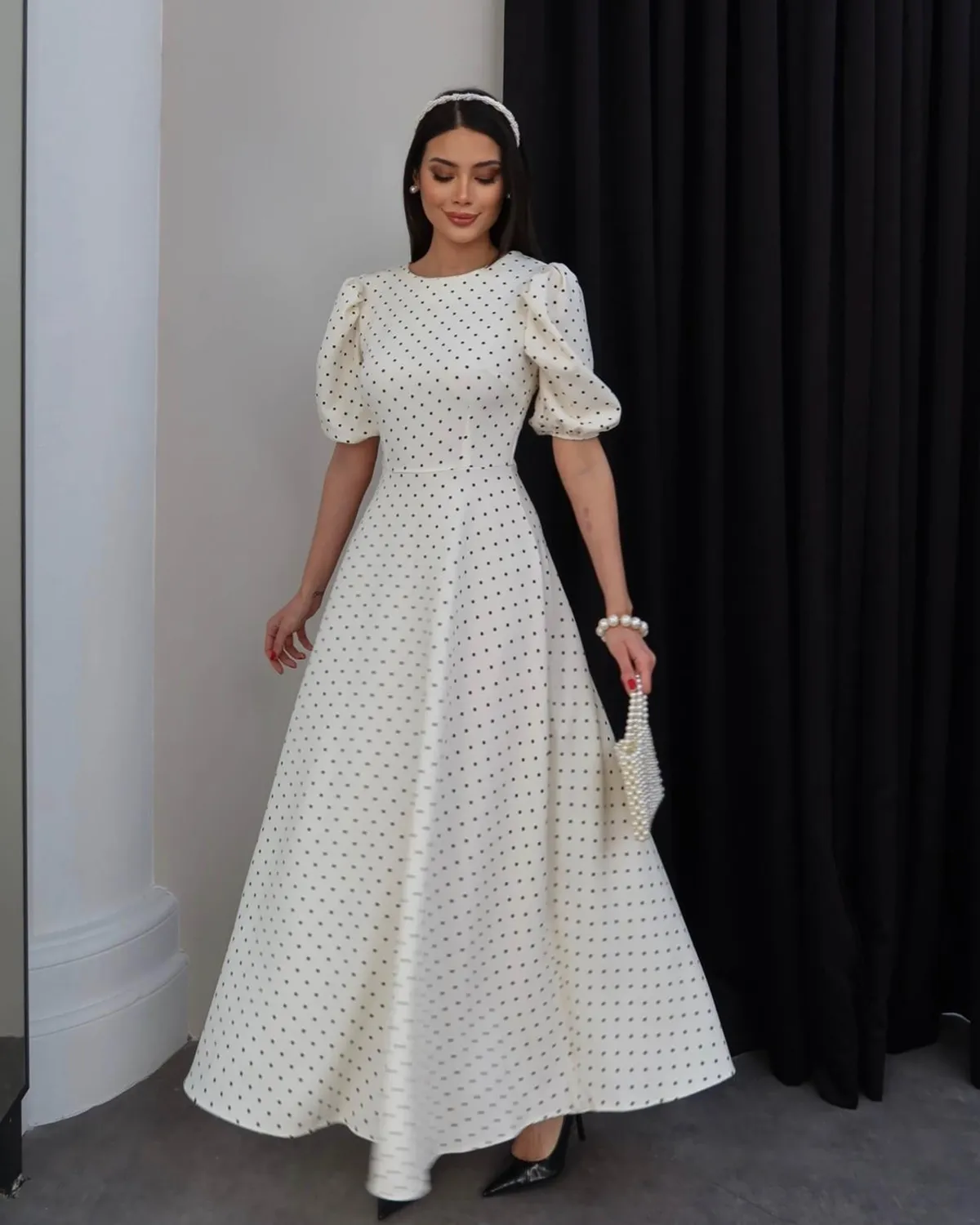 Midi haljina Talora - cream