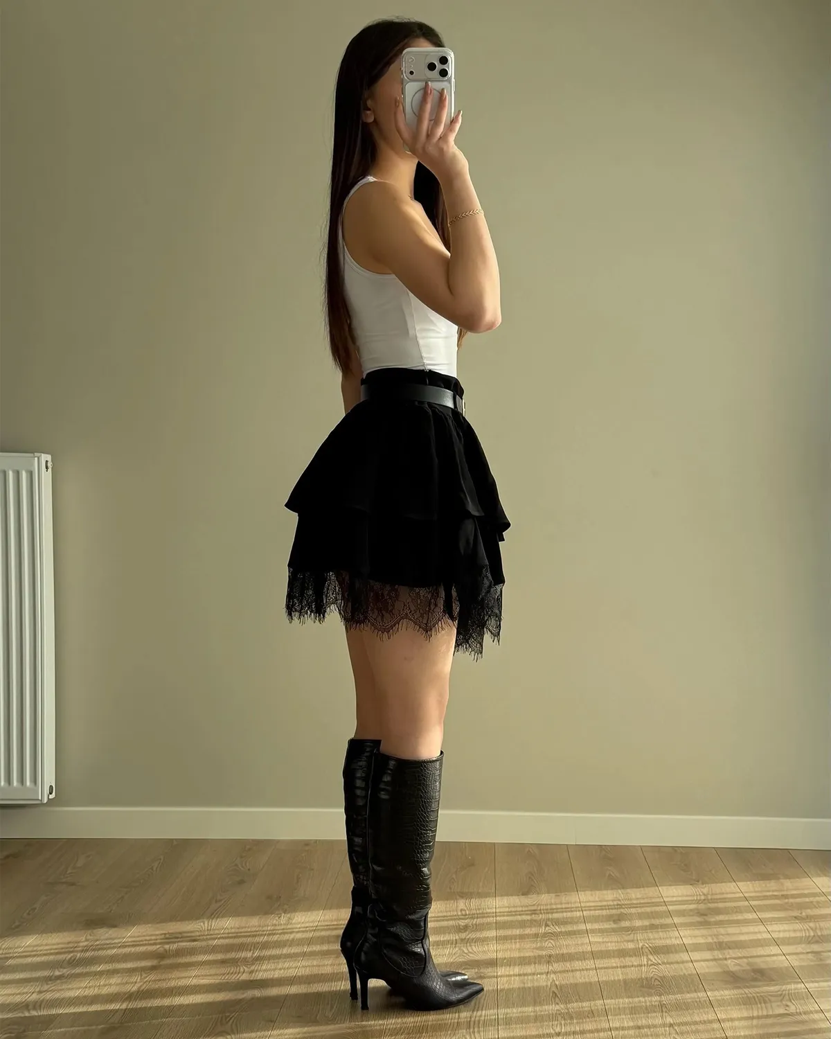 Mini suknja sa kaišem Kadie