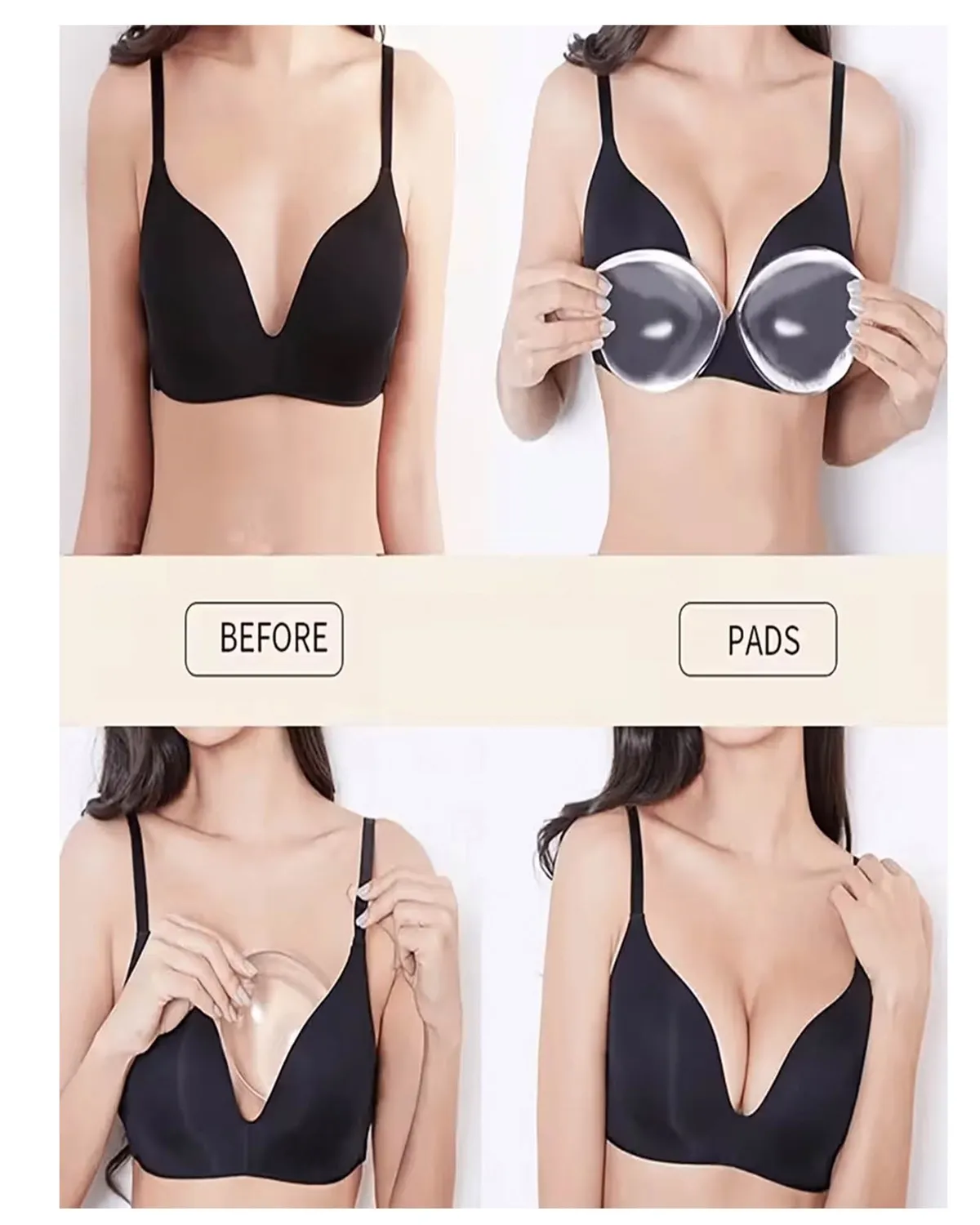Maxi silikonski push-up umeci Lia 