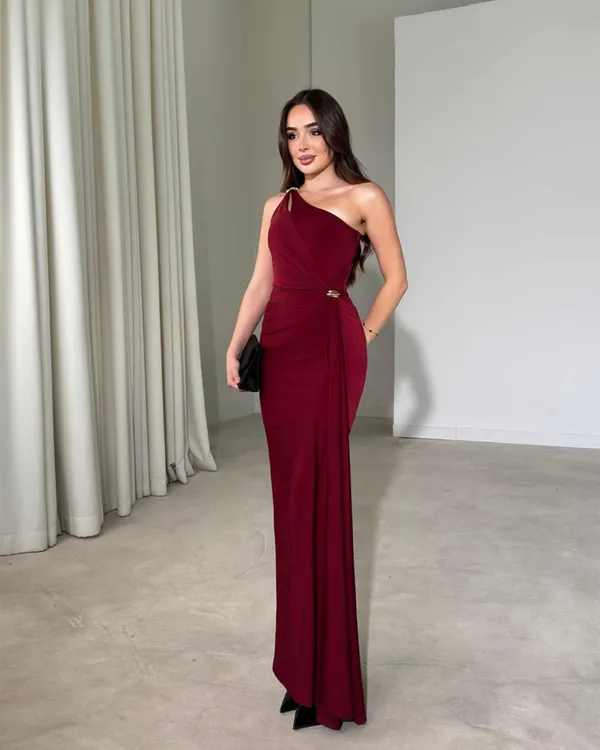 Maxi haljina Luella - bordo