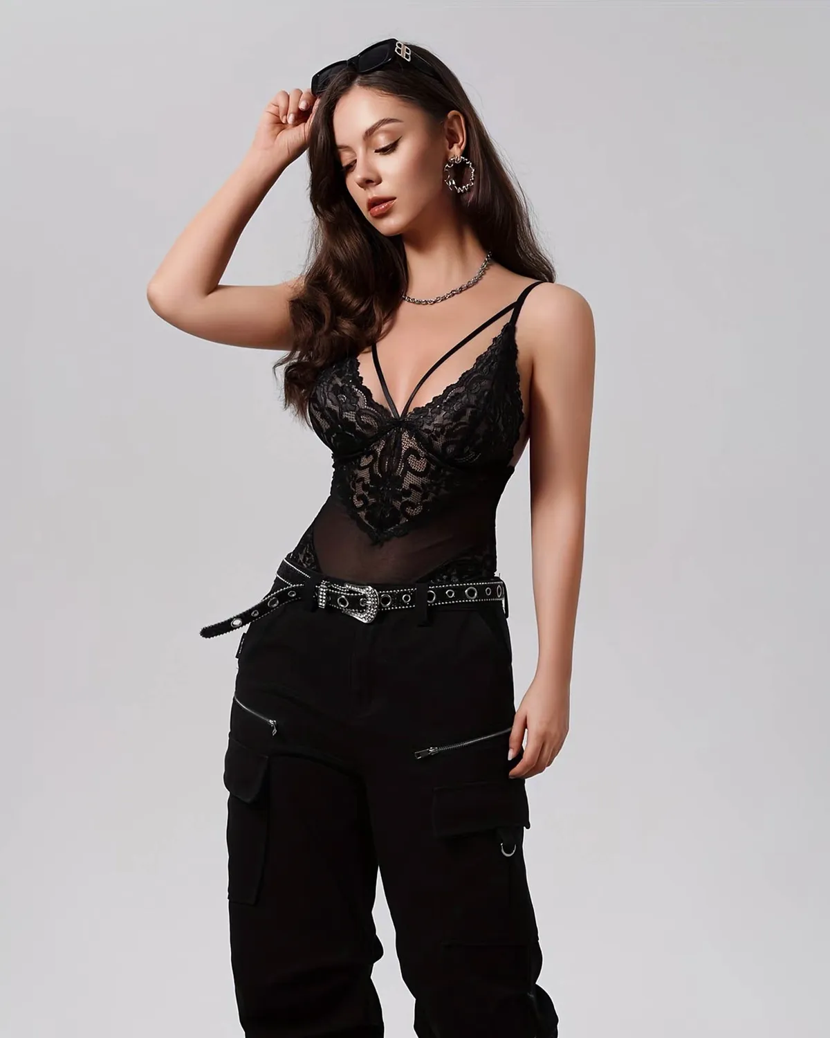 Lingerie body Niana - crni