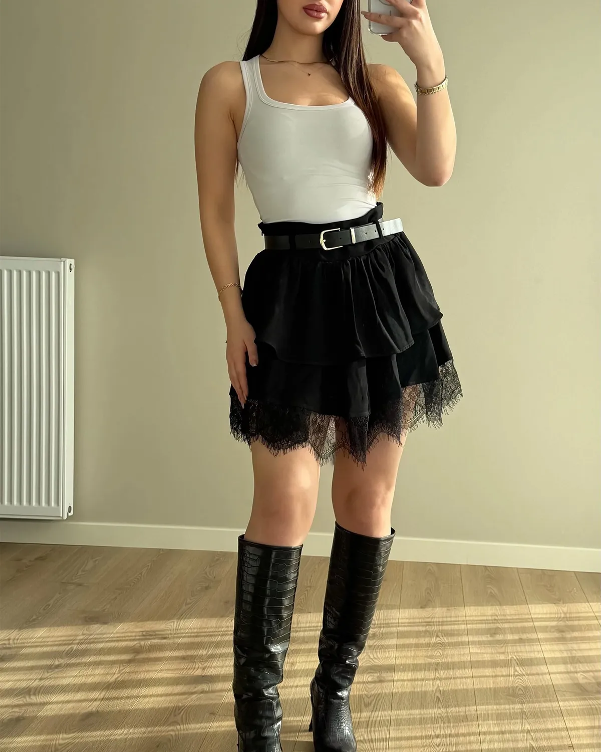 Mini suknja sa kaišem Kadie