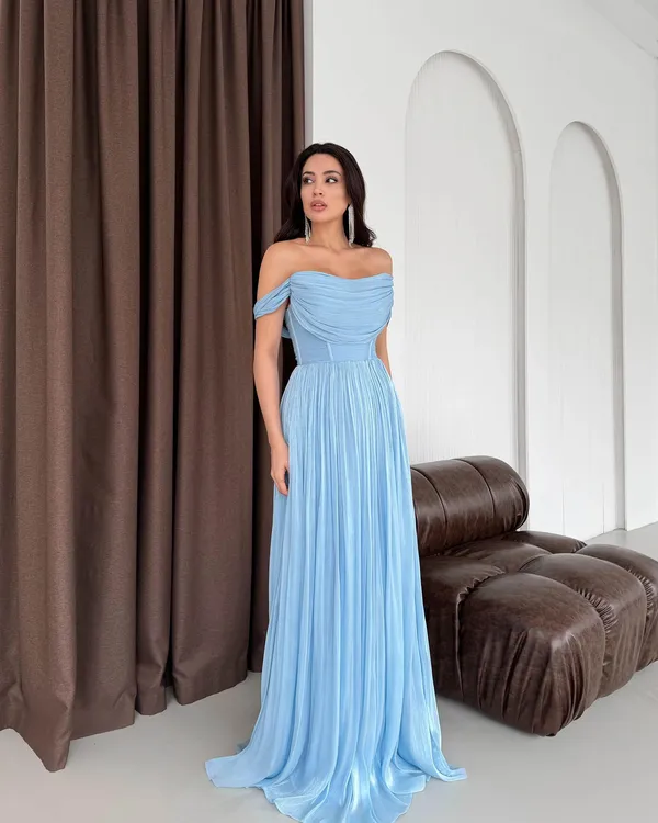 Maxi haljina Melisande  - plava