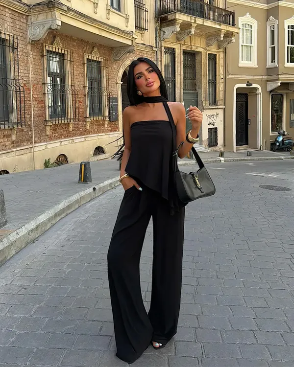Dvodjelni set Avelina - crna