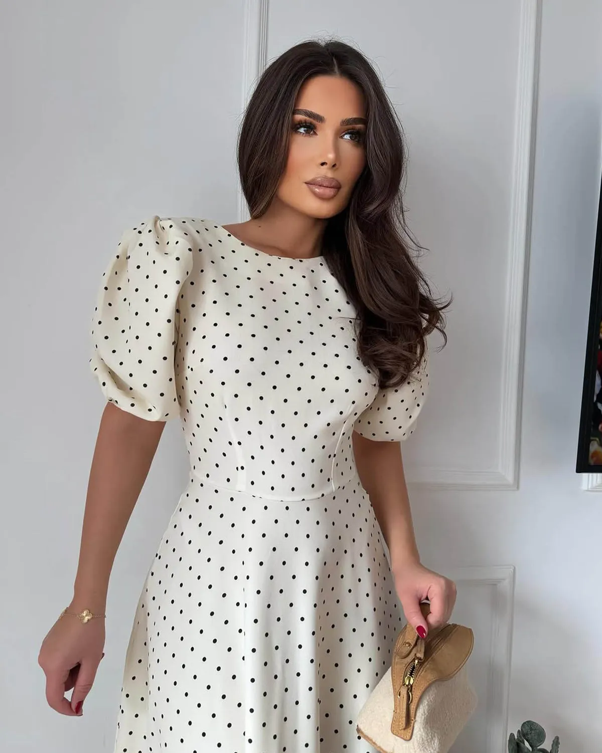 Midi haljina Talora - cream