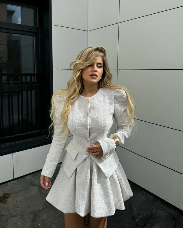 Dvodjelni set Aralisse - cream