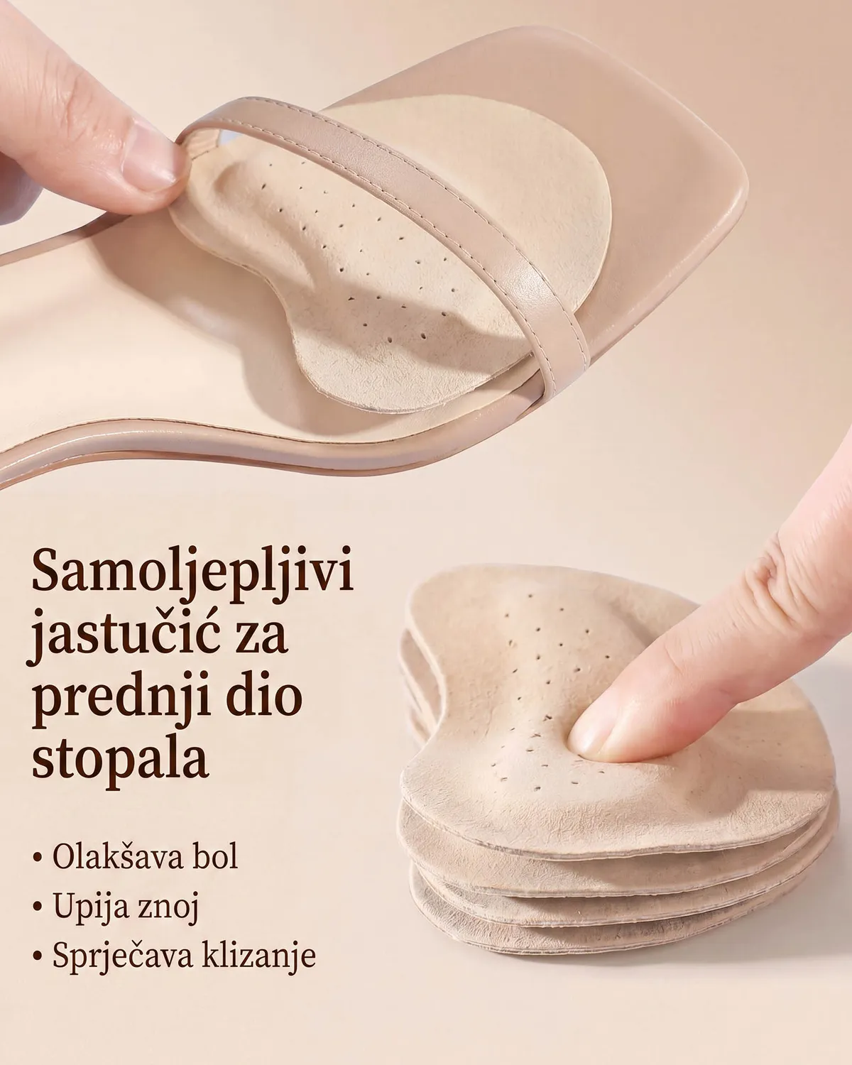 Protuklizni jastučići za sandale i štikle (2 para)