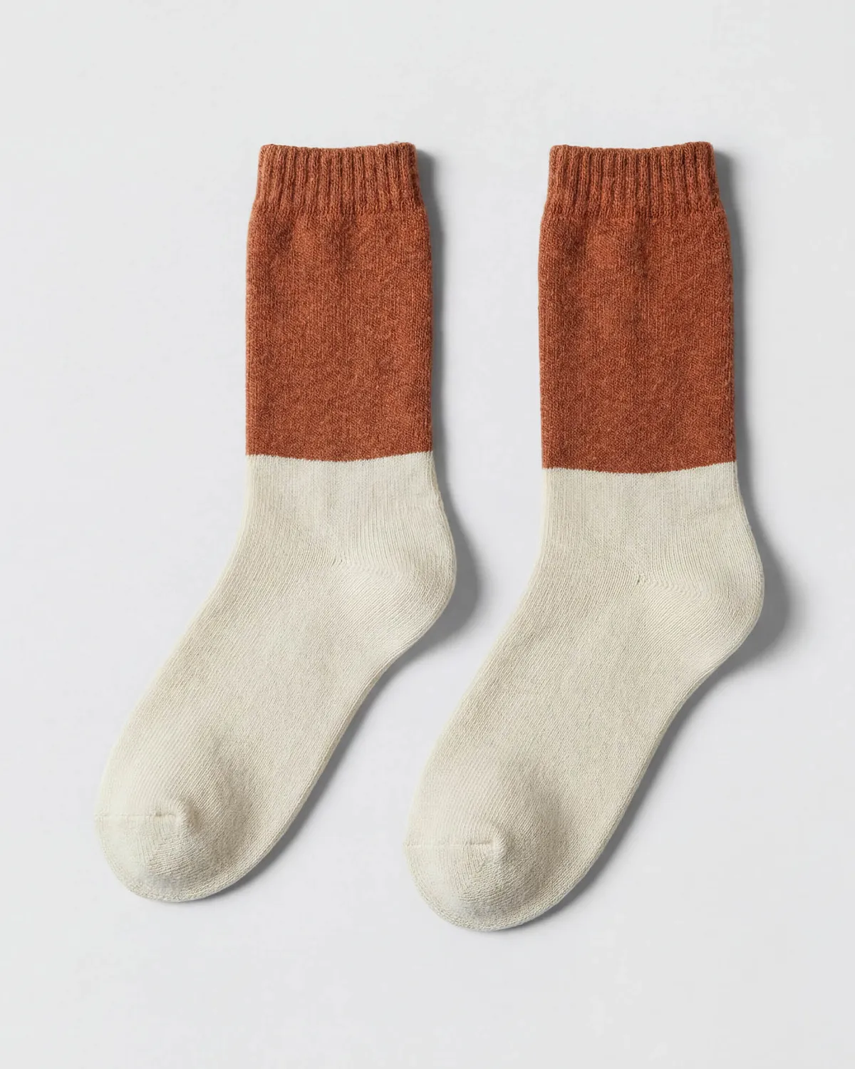 Premium deblje lambswool čarape "Earth Ruffle"