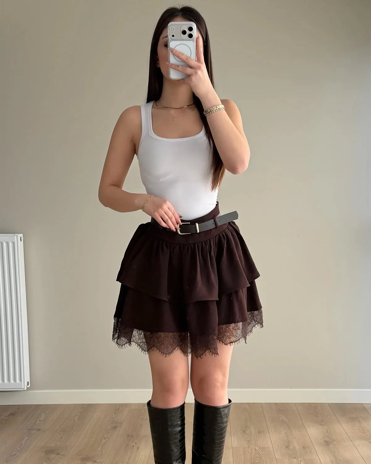 Mini suknja sa kaišem Kadie