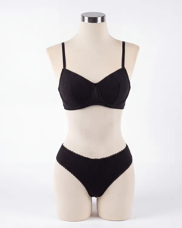 Dvodjelni lingerie set Frida - crni