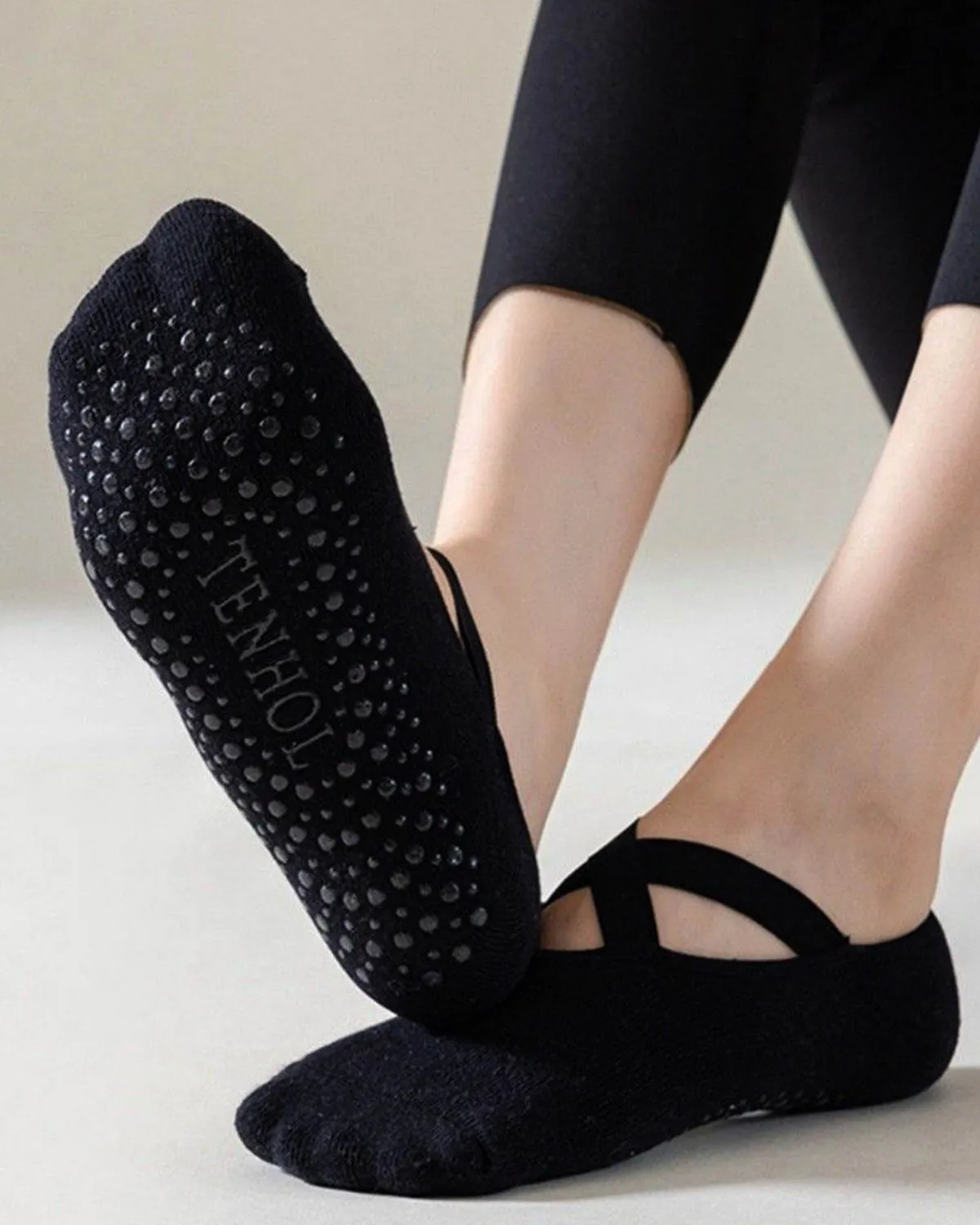 Anti-slip čarape - crne