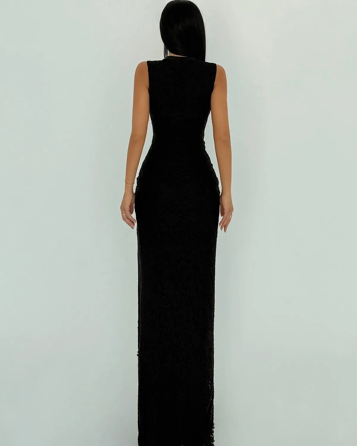 Maxi haljina Deniz- crna