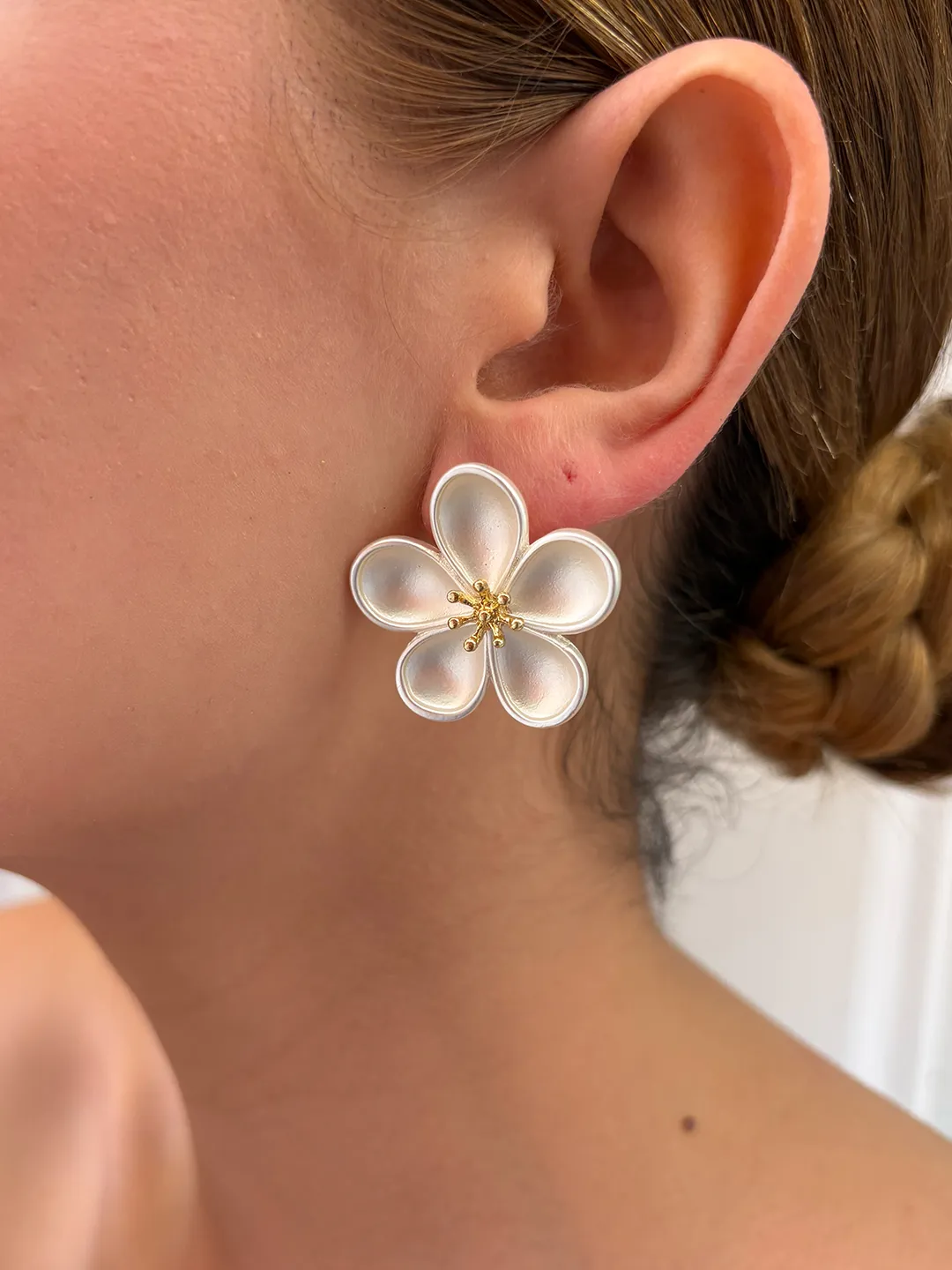 Naušnice Flora Pearl
