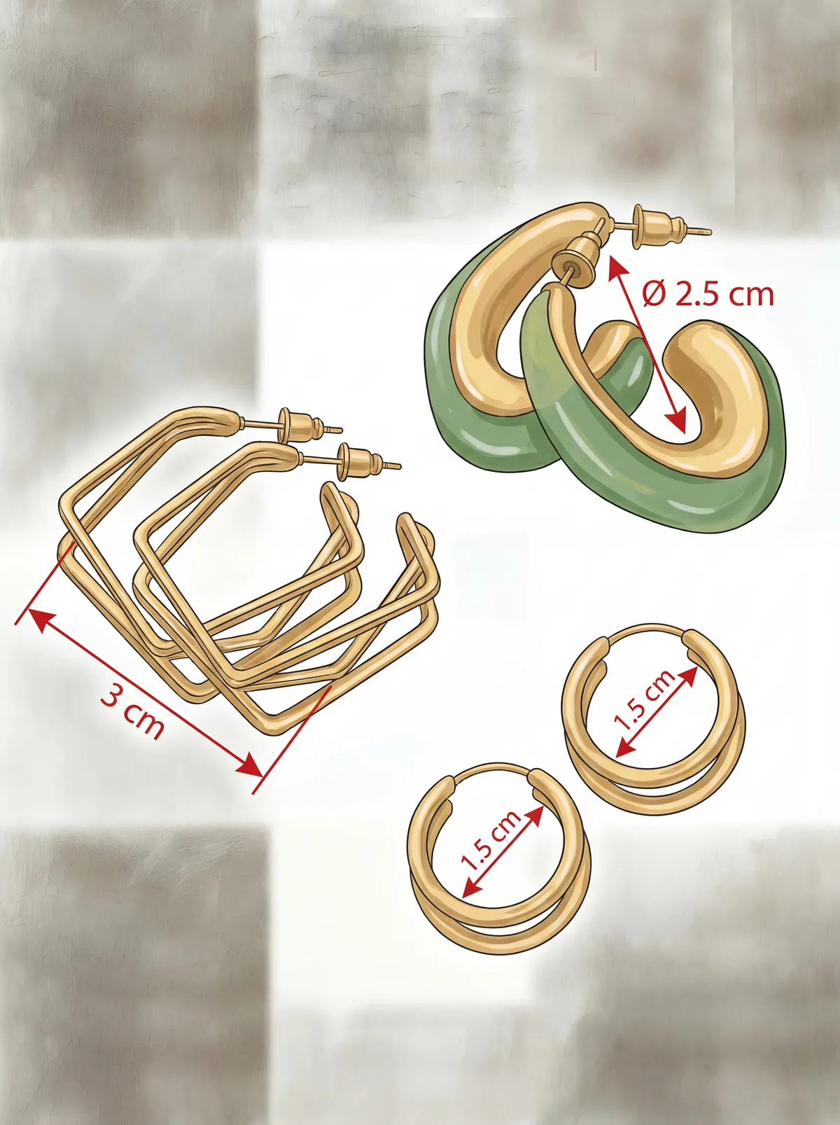 Set naušnica Stella