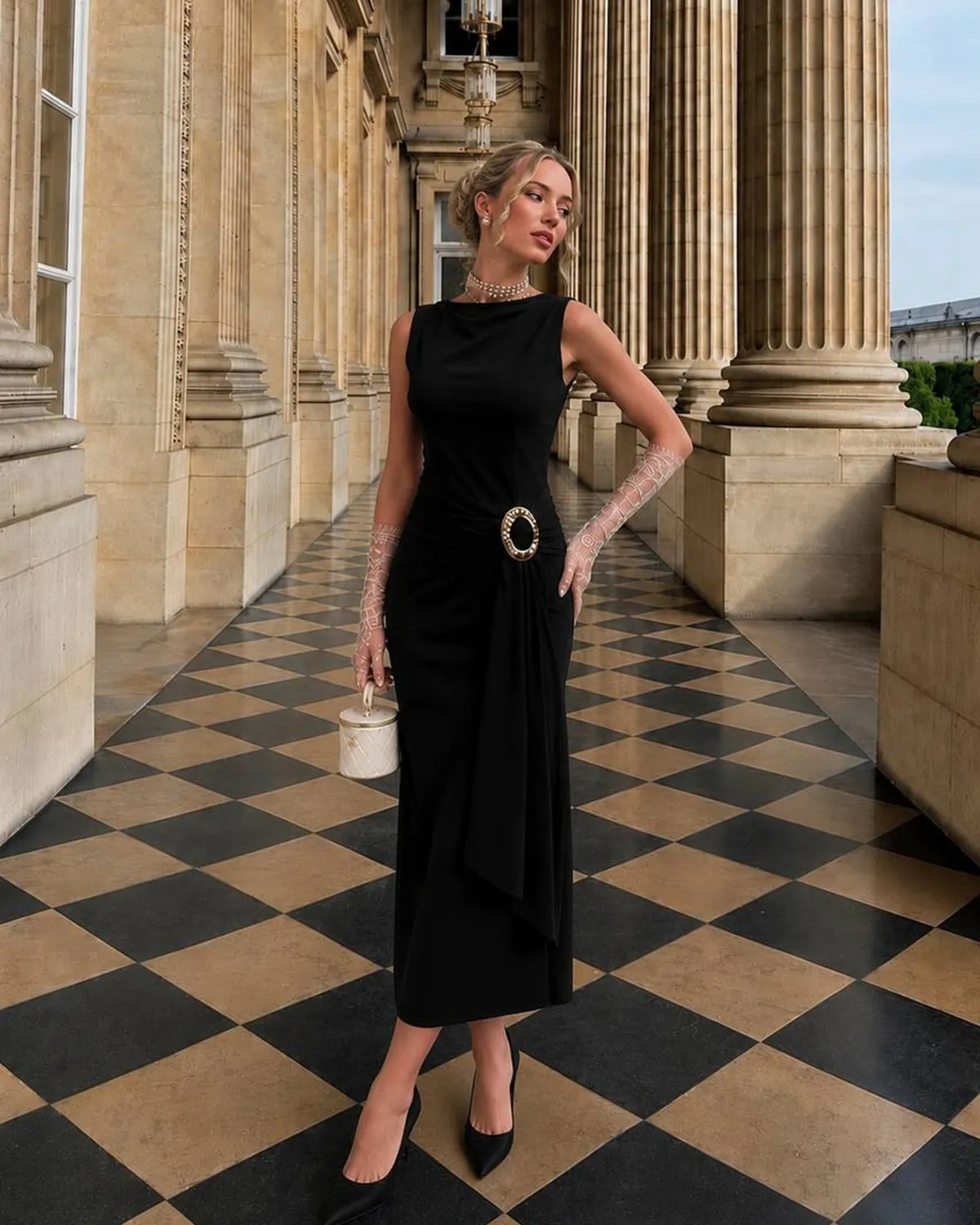 Midi haljina Brooke