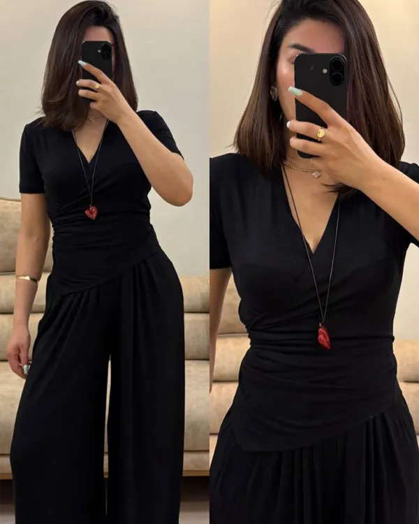 Dvodjelni set Soline - crna